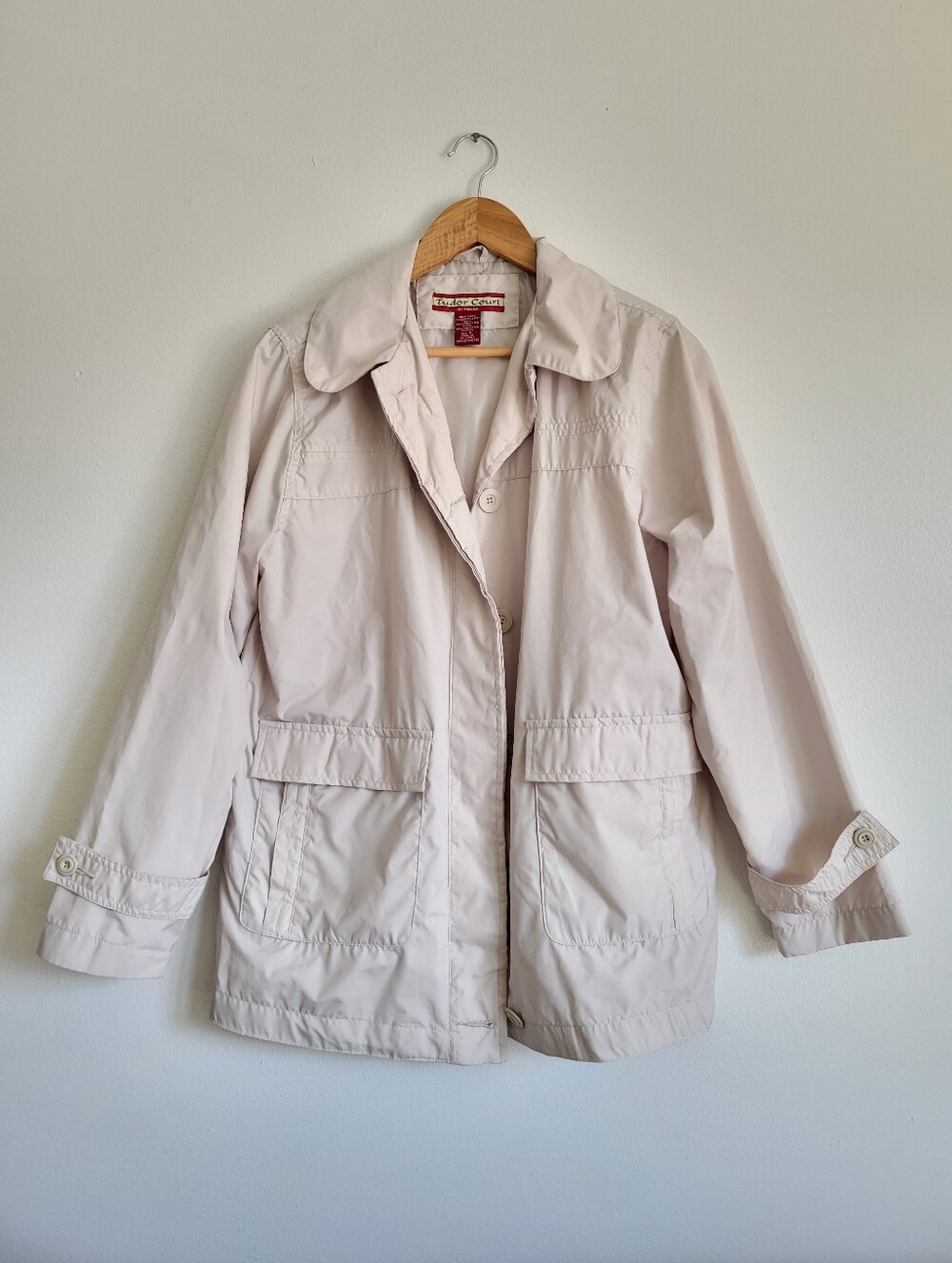Tudor Court | Button-up Polyester Overshirt (S)